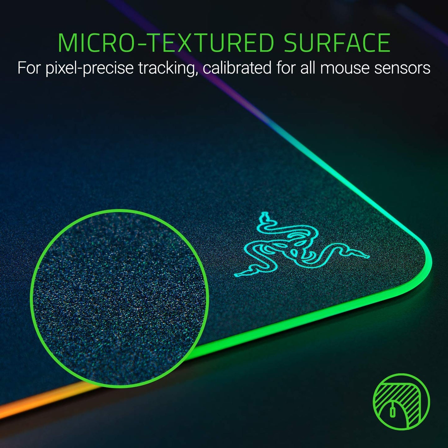 RAZER FIREFLY V2 - HARD SURFACE MOUSE MAT WITH CHROMA