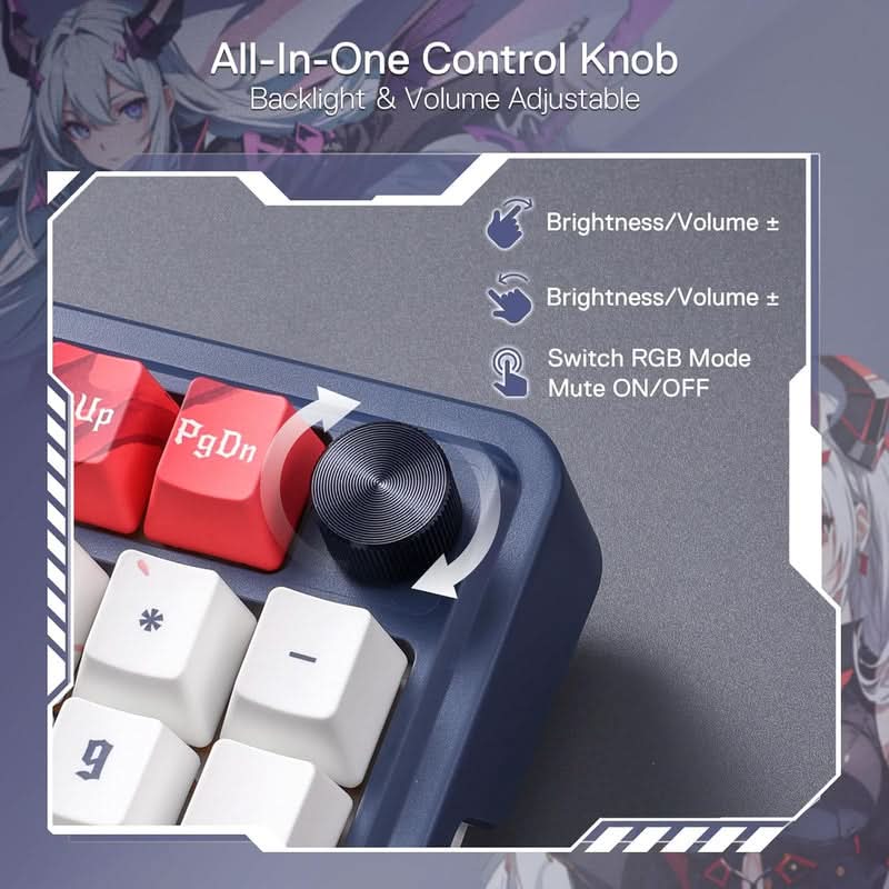 Redragon Eisa Pro K686 Pro Anime Theme Mechanical Keyboard