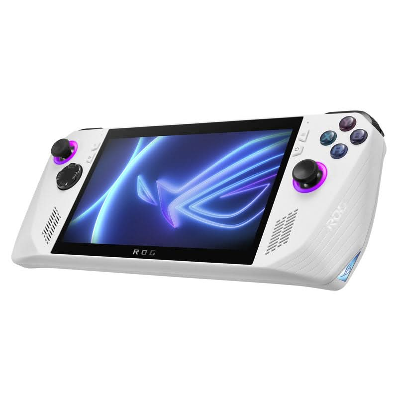 ASUS ROG ALLY HANDHELD GAMING CONSOLE (17.78CM (7)/120HZ/AMD RYZEN Z1 EXTREME PROCESSOR/16GB/512GB SSD/WINDOWS 11 HOME/WHITE) RC71L-NH001W