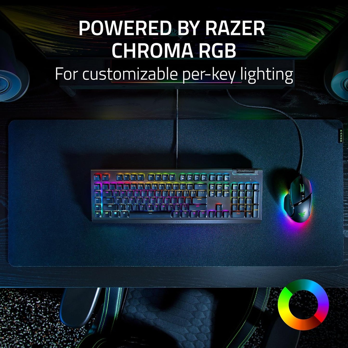 Razer BlackWidow V4 X - Mechanical Gaming Keyboard (Green Switch) - US Layout - FRML