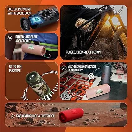 JBL Flip 7 Wireless Portable Bluetooth Speaker