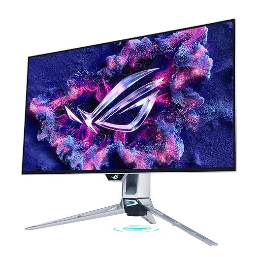 ASUS ROG Swift OLED PG27AQWP-W 26.5 Inch WOLED QHD Gaming Monitor