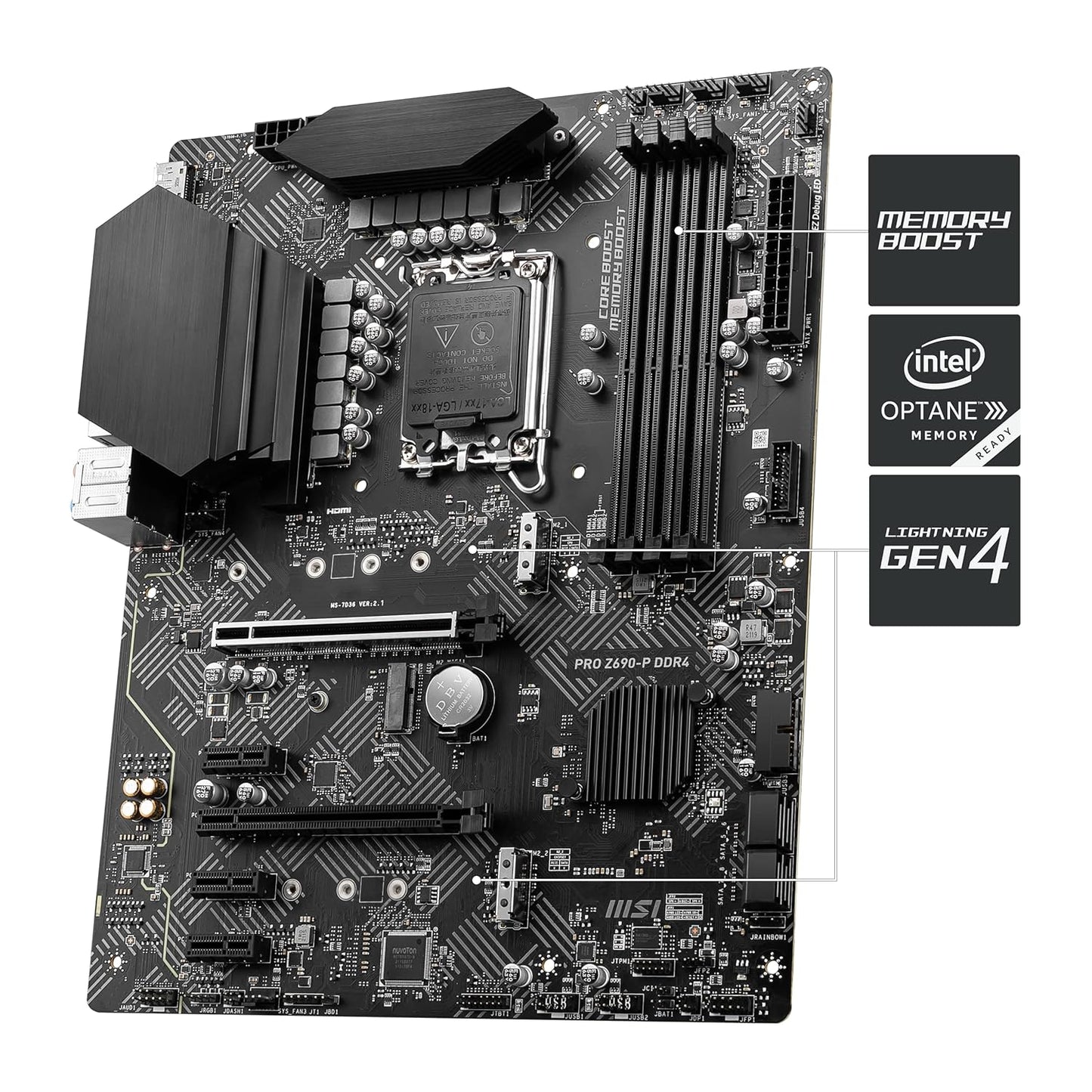 MSI Z690-P DDR4 INTEL LGA1700 MOTHERBOARD