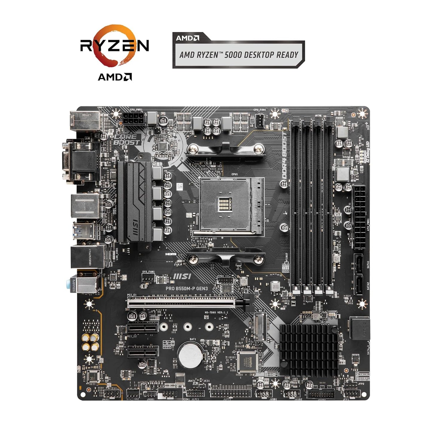 MSI B550M-P PRO AMD AM4 MOTHERBOARD