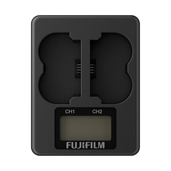 FUJIFILM DUAL BATTERY CHARGER BC-W235 FOR NP-W235 CAMERA BATTERY, BLACK, (16651459)