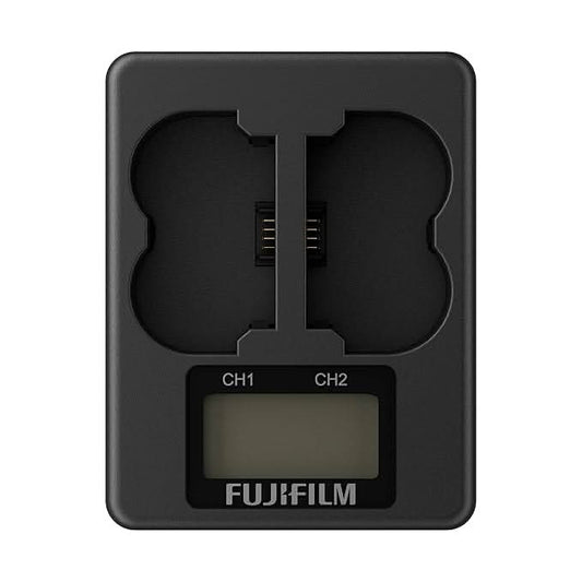 FUJIFILM DUAL BATTERY CHARGER BC-W235 FOR NP-W235 CAMERA BATTERY, BLACK, (16651459)