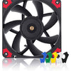 NOCTUA NF-A12X15 PWM CHROMAX.BLACK.SWAP, PREMIUM QUIET SLIM FAN, 4-PIN (120X15MM, BLACK)