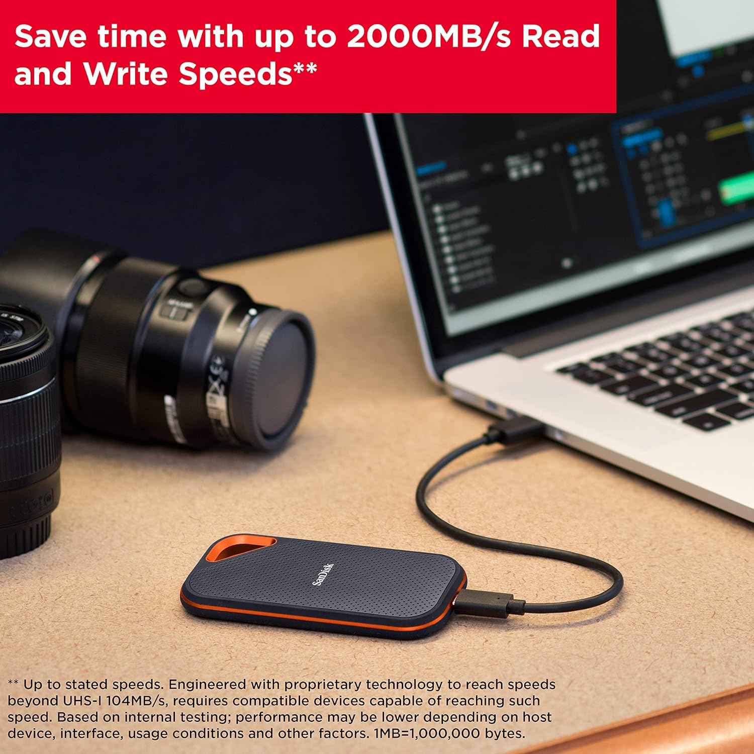 【美品】SanDisk portable SSD 1TB SANDISK 1TB EXTREME PRO PORTABLE E81 SSD SDSSDE81-1T00-G25