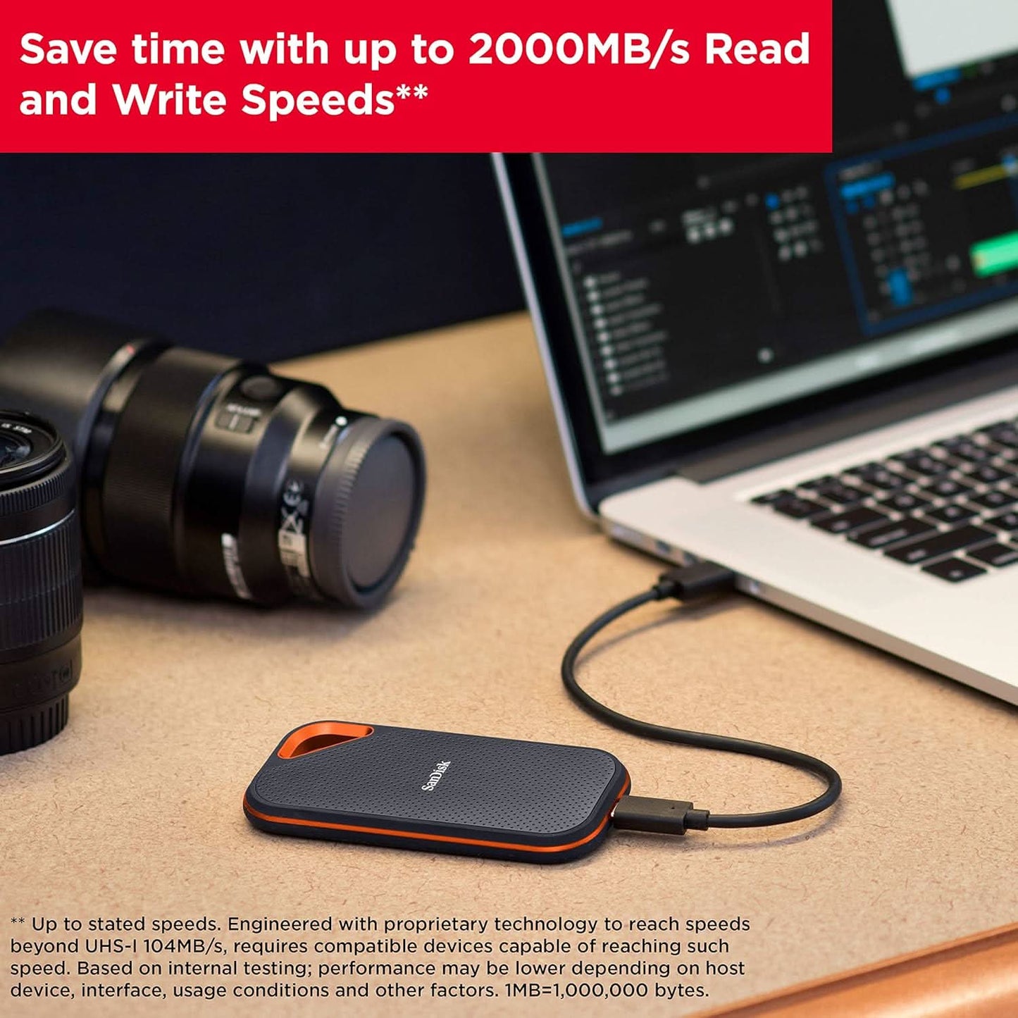 SANDISK 2TB EXTREME PRO E81 PORTABLE SSD
