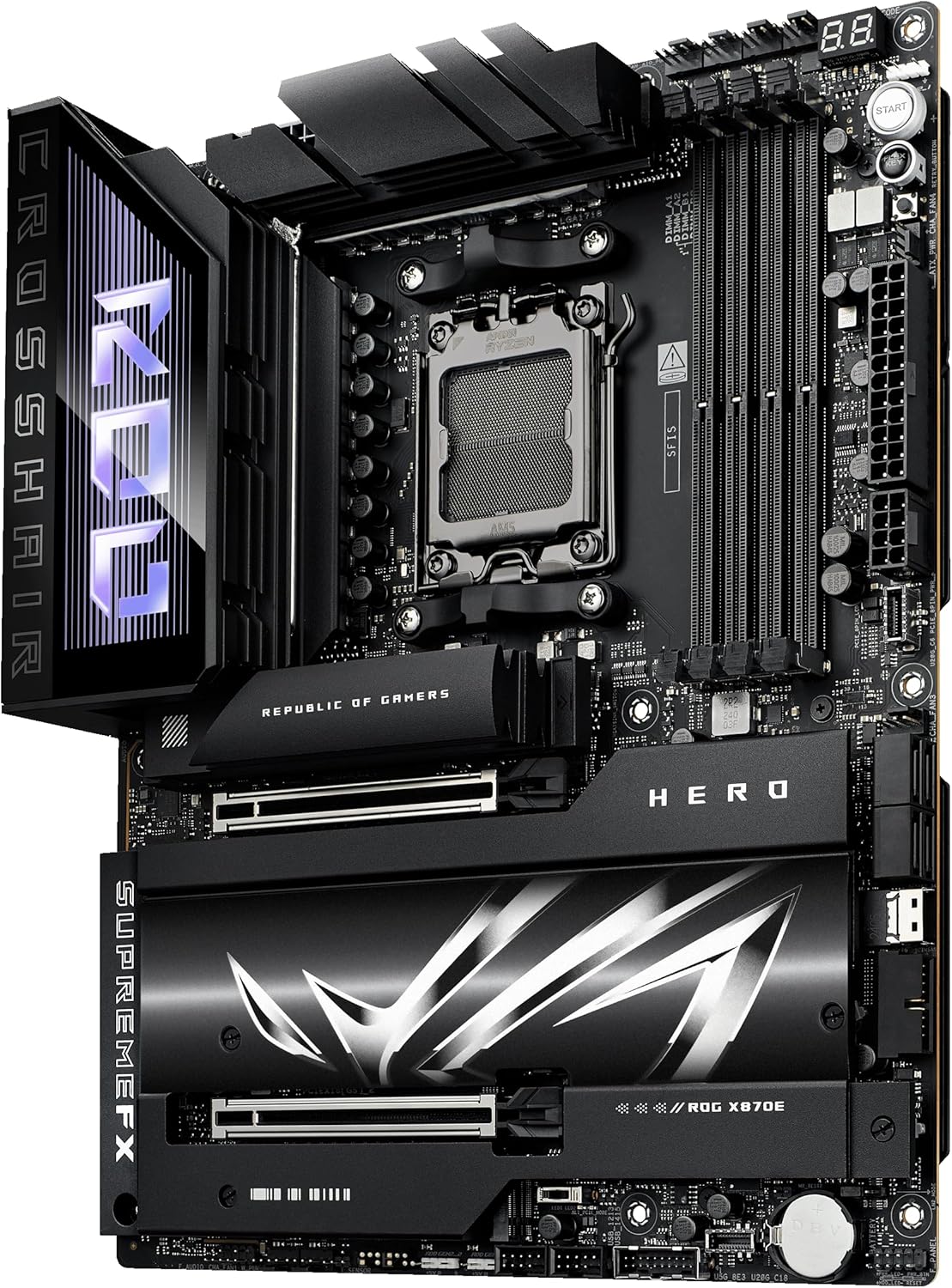 ASUS ROG CROSSHAIR X870E HERO MOTHERBOARD