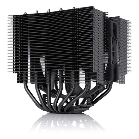 NOCTUA NH-D15S CHROMAX.BLACK, PREMIUM DUAL-TOWER CPU COOLER WITH NF-A15 PWM 140MM FAN (BLACK)