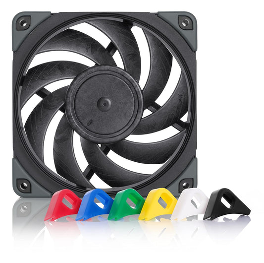 NOCTUA NF-A12X25 PWM CHROMAX.BLACK.SWAP, PREMIUM QUIET FAN, 4-PIN (120MM, BLACK)