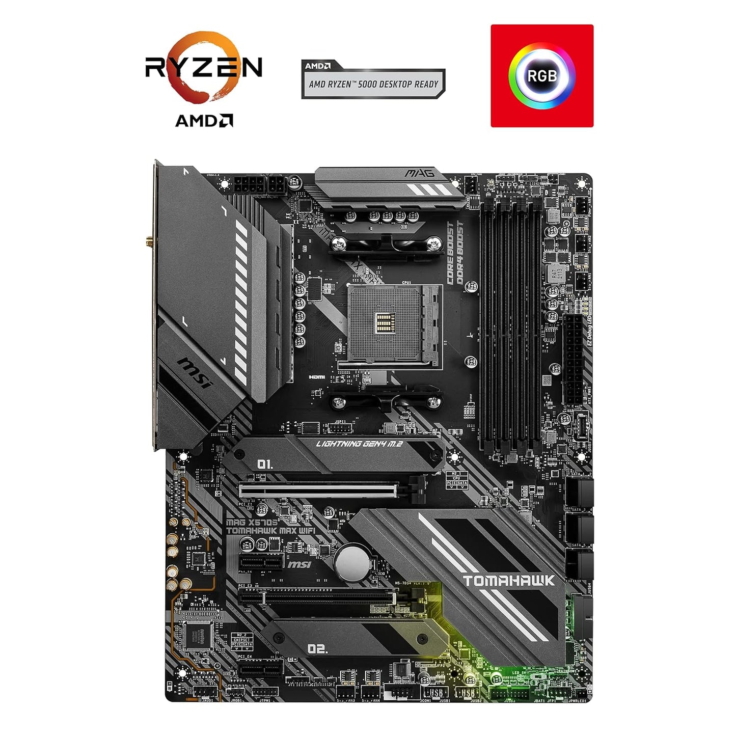 MSI MAG X570S TOMAHAWK MAX WIFI AMD AM4 MOTHERBOARD