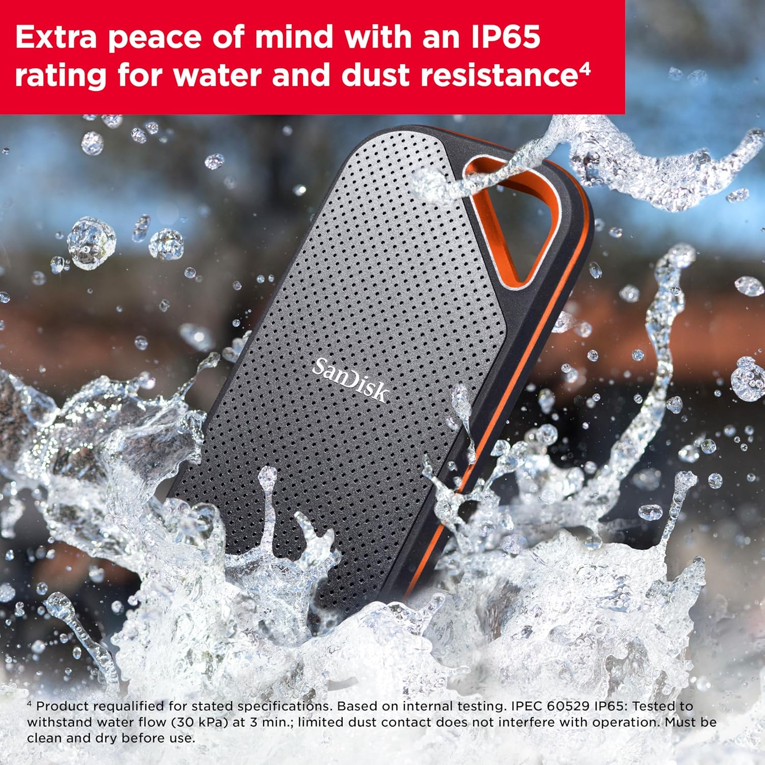 SANDISK 4TB EXTREME PRO E81 PORTABLE SSD SDSSDE81-4T00-G25