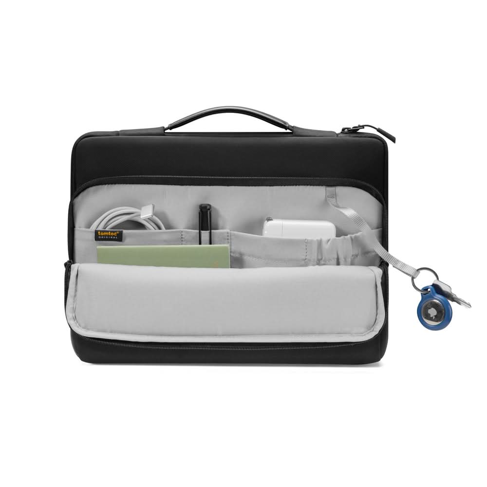 DEFENDER-A14 PREMIUM LAPTOP BRIEFCASE 13.5-14 INCH-BLACK