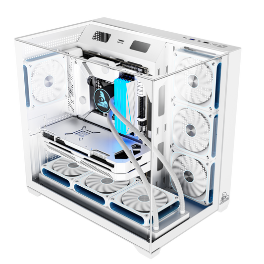 TAG Gamerz Orion Gaming Mid Tower Cabinet White