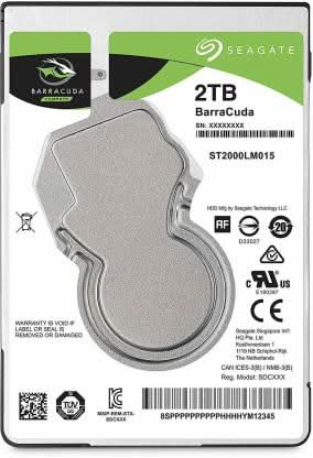 SEAGATE 2TB LAPTOP INTERNAL SATA HARD DRIVE