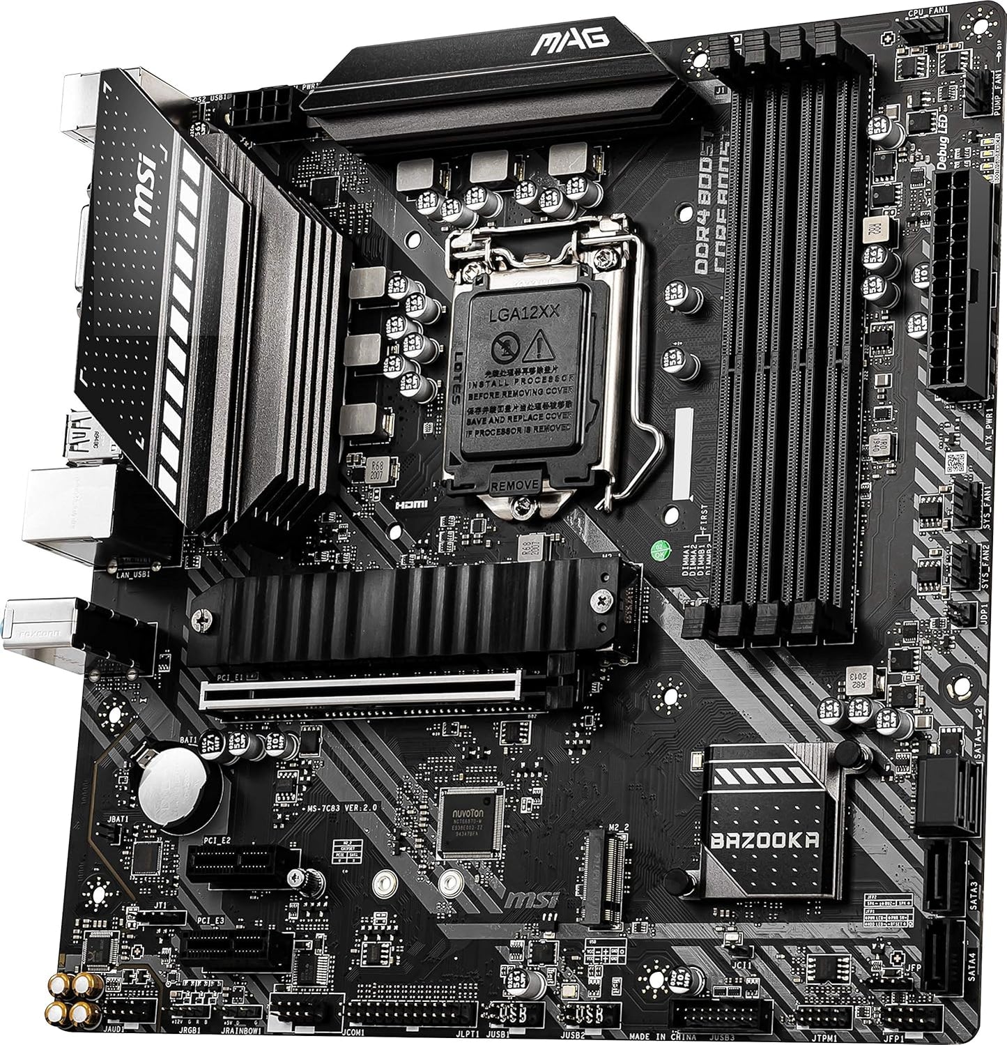 MSI B460M BAZOOKA INTEL LGA1200 MOTHERBOARD