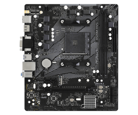 ASRock A520M-HVS AM4 AMD Micro ATX AMD Motherboard