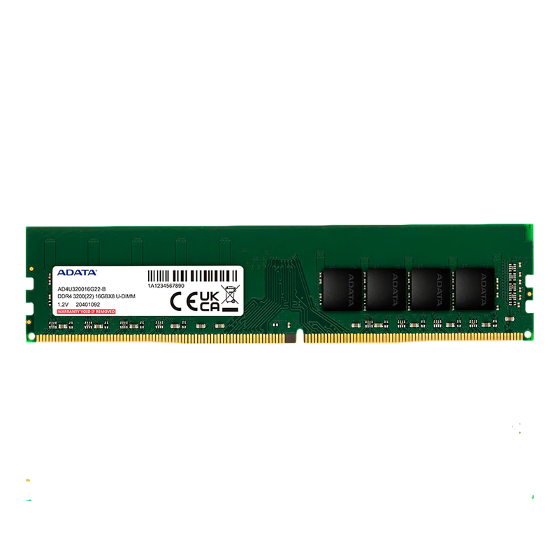 ADATA PREMIER 16GB DDR4 3200 U-DIMM MEMORY (AD-AD4U320016G22-SGN)