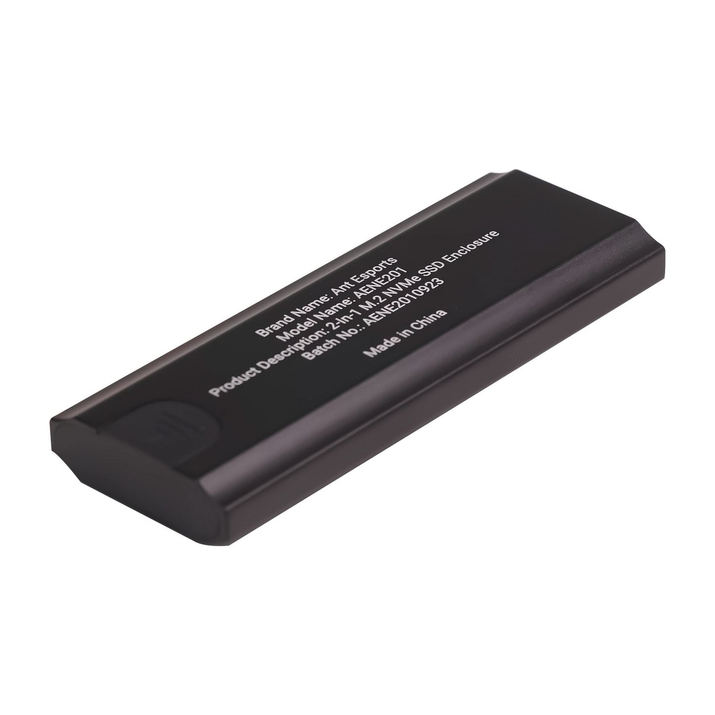 ANT ESPORTS AENE201 M.2 NGFF & NVME SSD ENCLOSURE USB 3.1 I ALUMINUM ENCLOSURE  BLACK (B0CQXRLT5B)