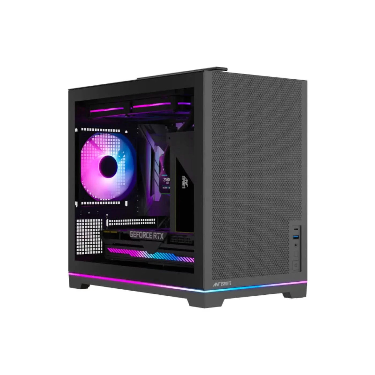 ANT Esports Box C Air V2 Mini Tower Gaming Cabinet