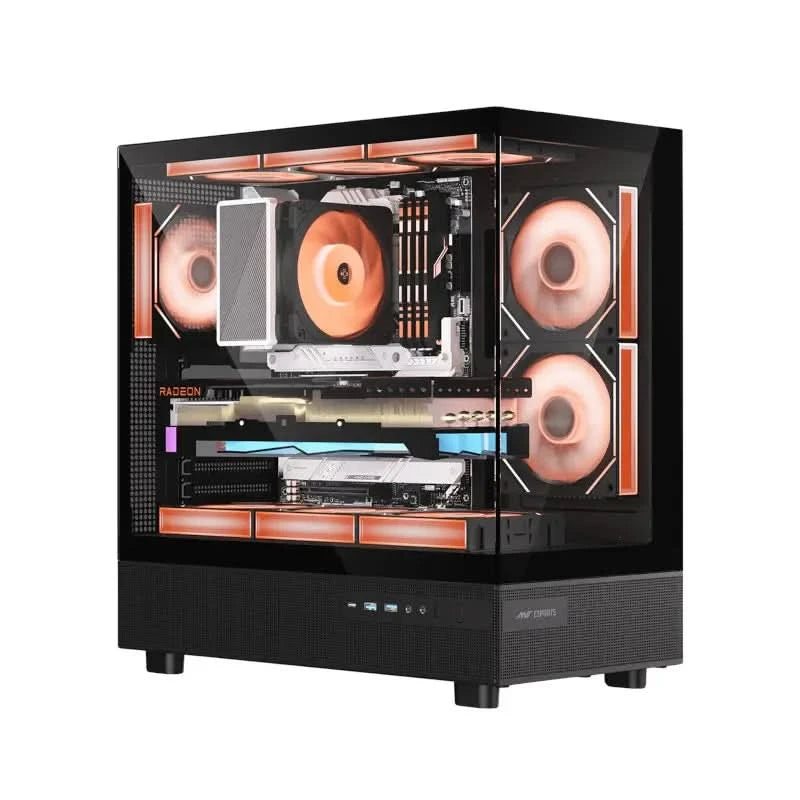 ANT Esports Crystal X6 ATX Mid Tower Gaming Cabinet