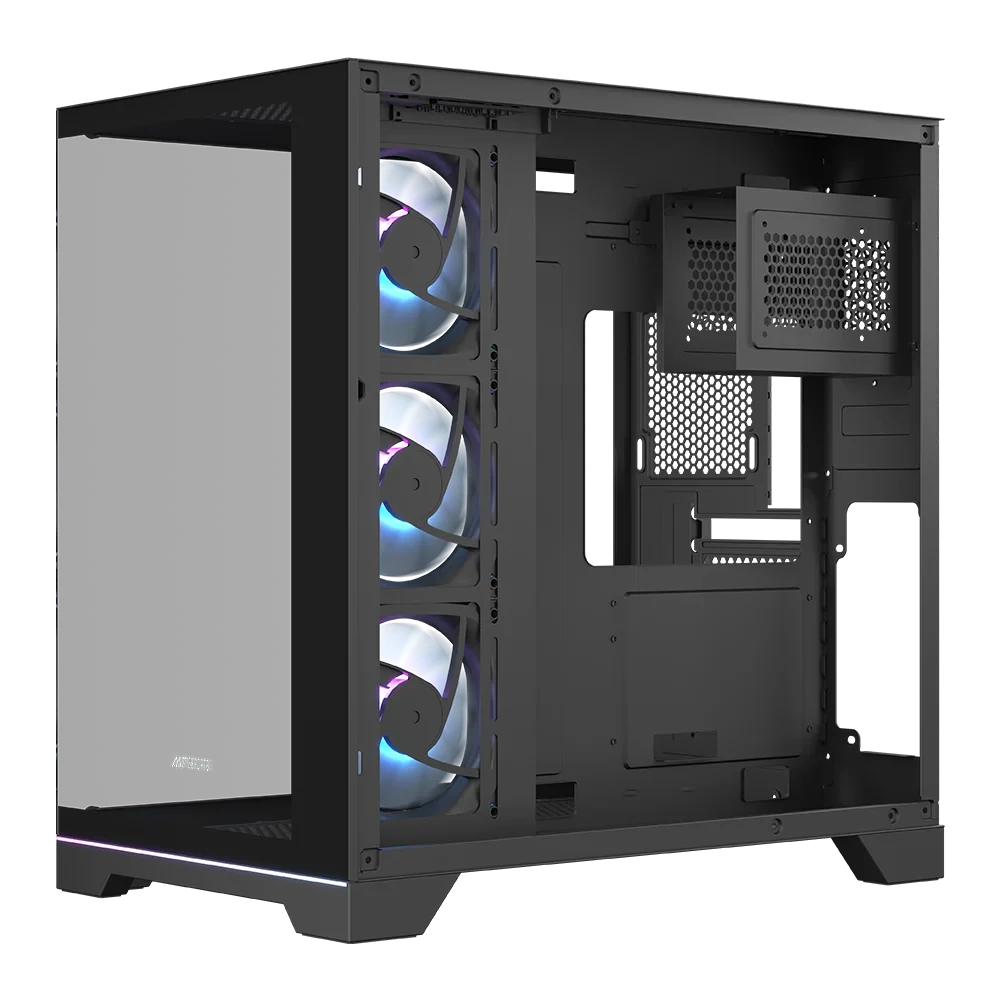 ANT Esports Crystal X7 Pro Max ATX Mid Tower Gaming Cabinet