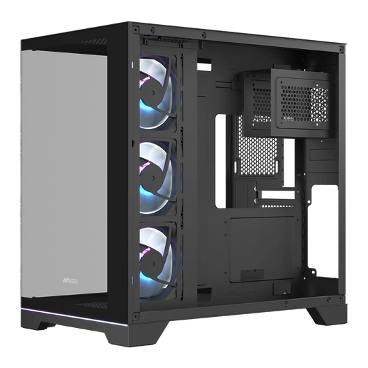 ANT Esports Crystal X7 Pro Max ATX Mid Tower Gaming Cabinet