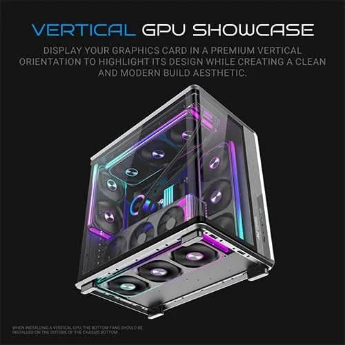 ANT Esports Crystal X8 ARC ATX Mid Tower Gaming Cabinet