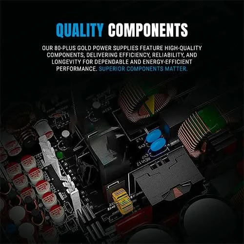 ANT Esports FG1000 Gold V2 1000W 80 Plus Gold Fully Modular Power Supply