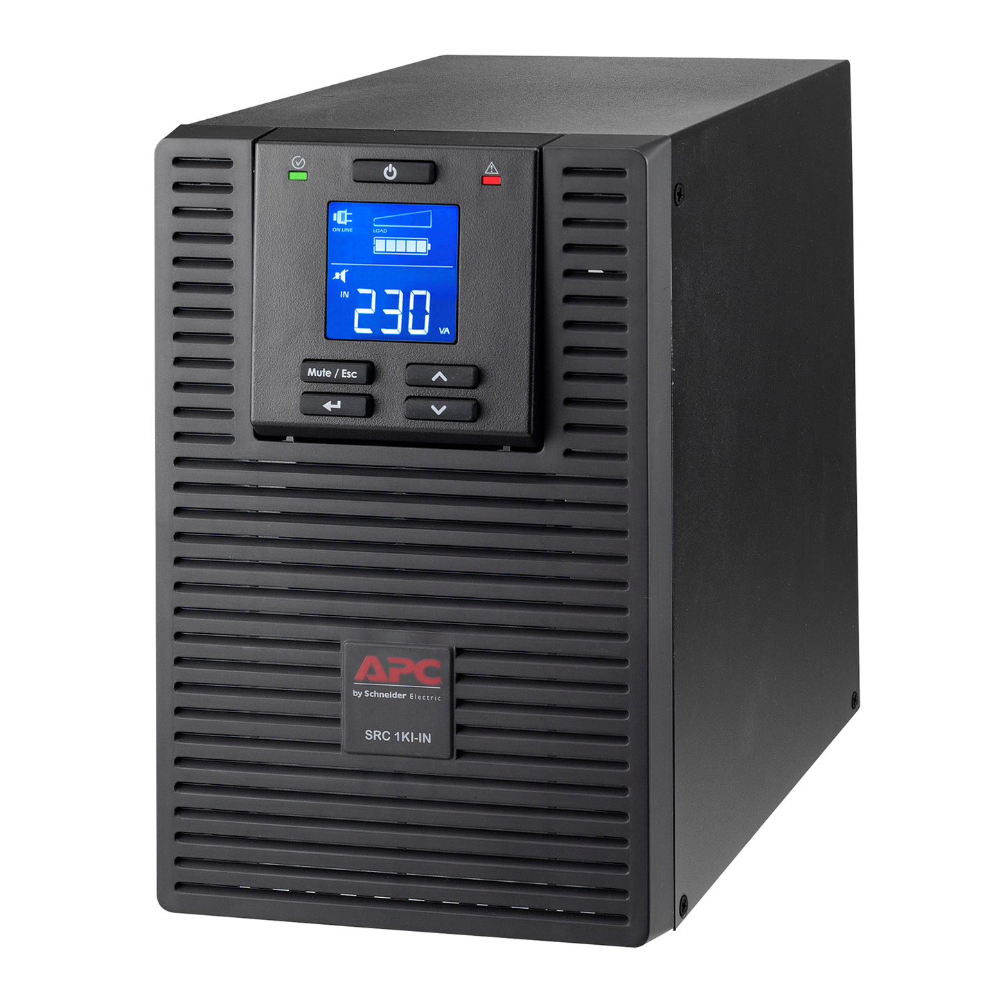 APC Smart-UPS SRC1KUXI - 1000VA/ 800W | 230V | 4x India 3-pin 6A Outlets | Visual LED and Audible Alarms | External battery | Energy Efficient | 2 years Warranty