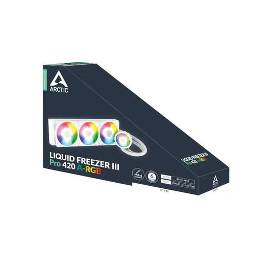 ARCTIC Liquid Freezer III Pro 420 A-RGB White, 420mm AIO CPU Liquid Cooler