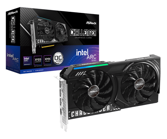 ASROCK INTEL ARC B580 CHALLENGER 12GB OC GRAPHIC CARD 