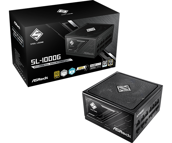 ASRock Steel Legend SL-1000G 1000W 80 Plus Gold Fully Modular Power Supply