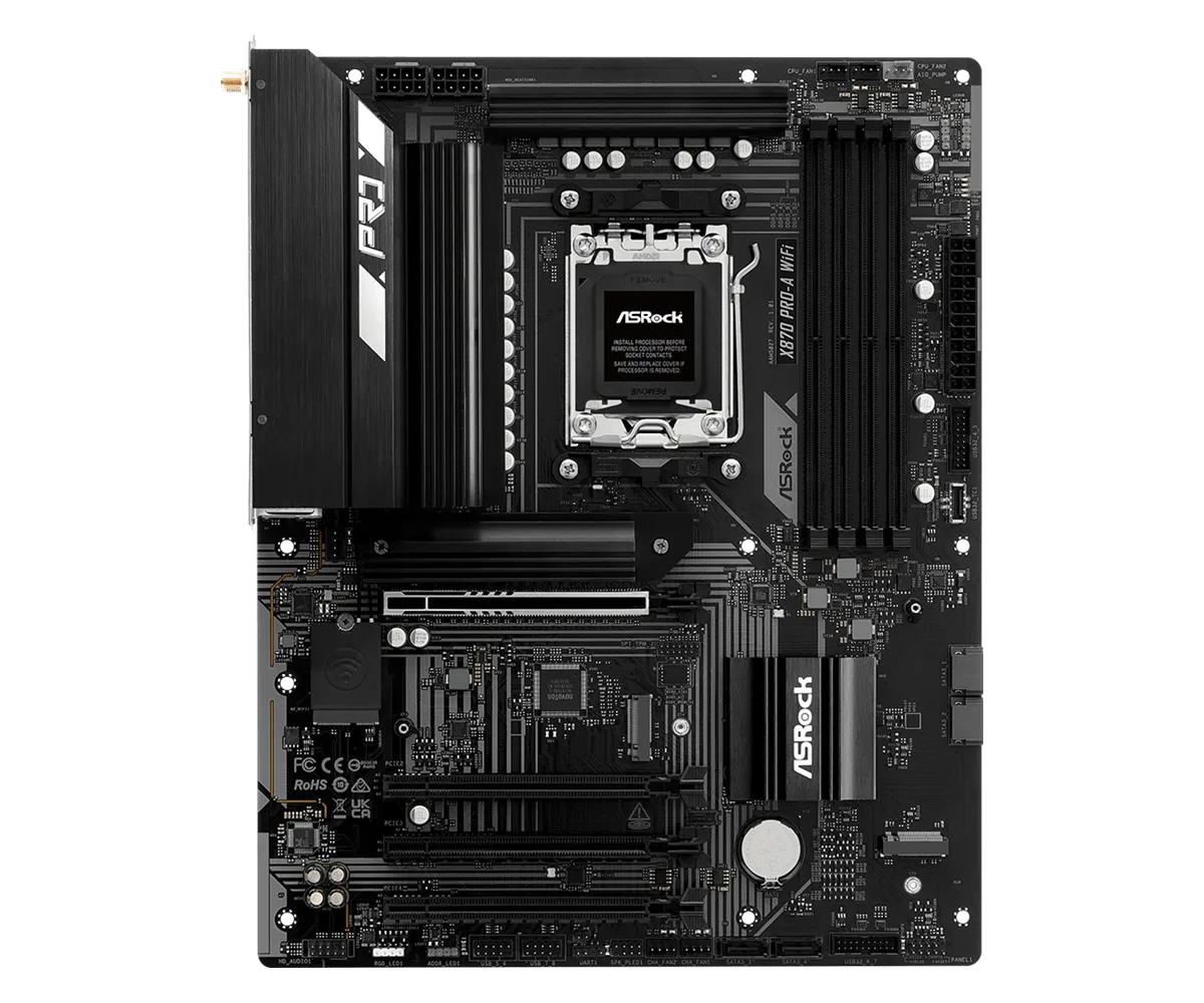 ASRock X870 A Pro WiFi AMD Motherboard AM5 DDR5 WiFi 7 ATX
