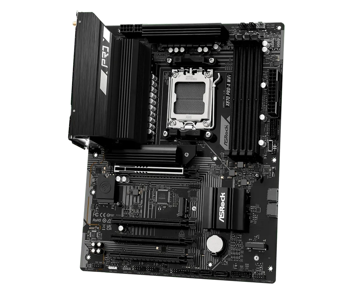 ASRock X870 A Pro WiFi AMD Motherboard AM5 DDR5 WiFi 7 ATX