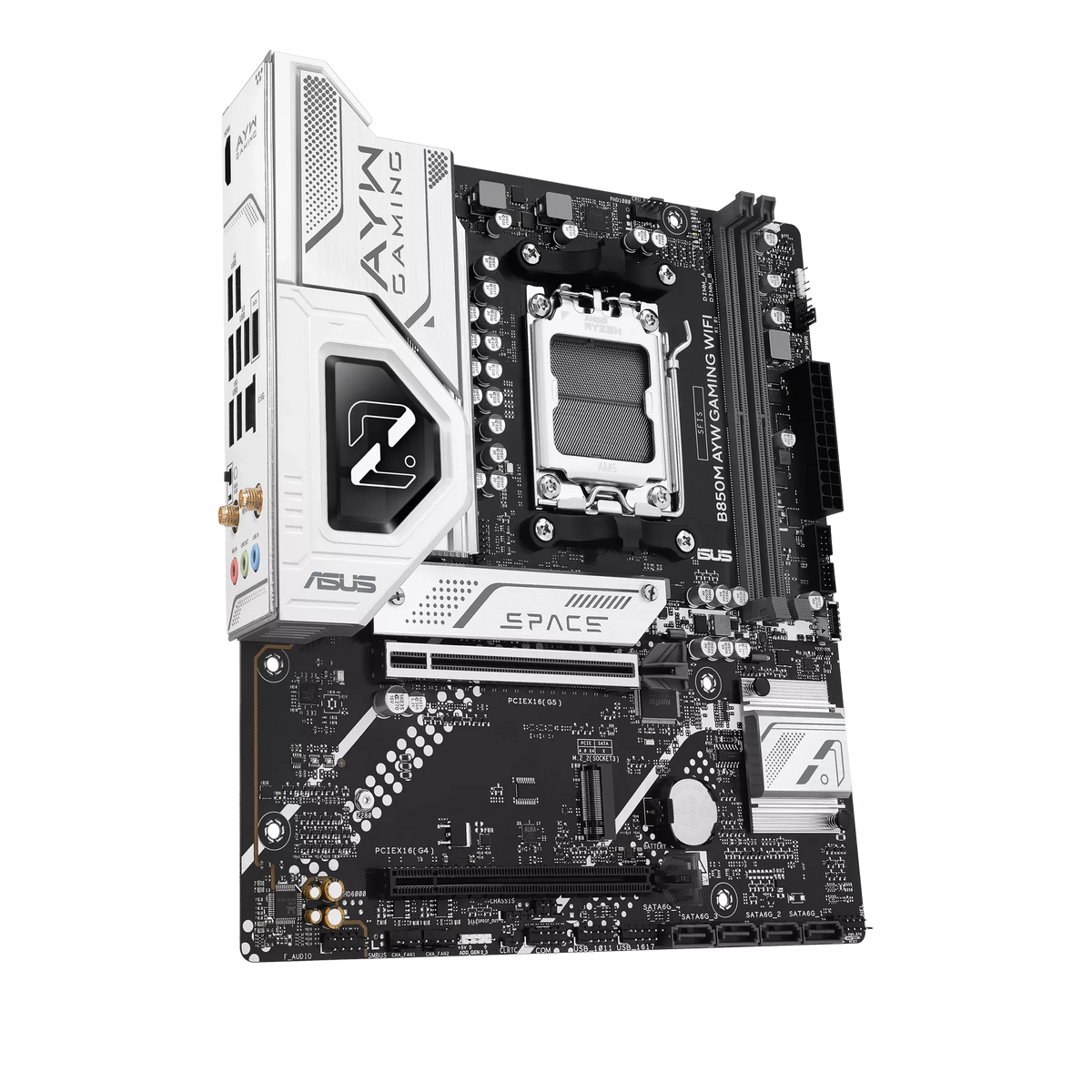 ASUS B850M AYW GAMING WIFI DDR5 Micro-ATX AM5 Motherboard