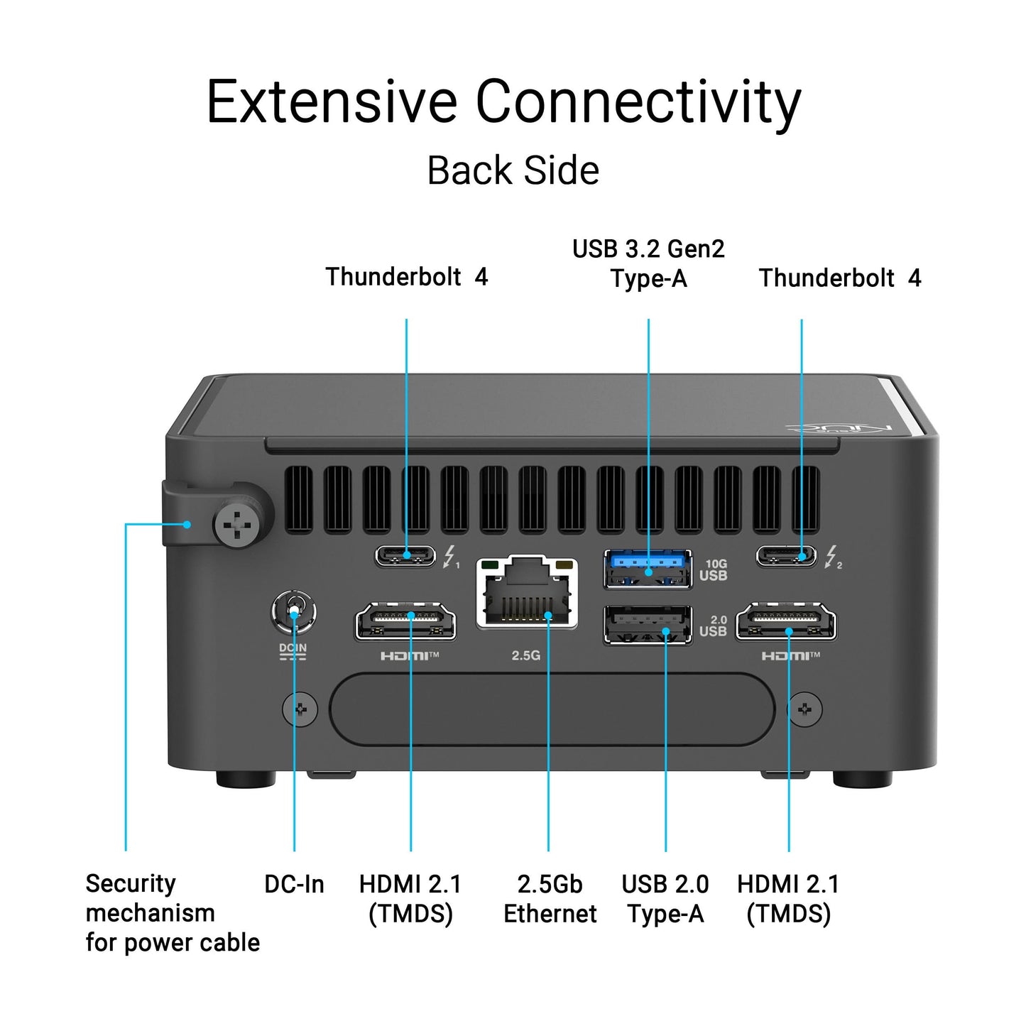 Asus AI-Enabled Mini PC with Intel Core 7 240H NUC15CRH-B