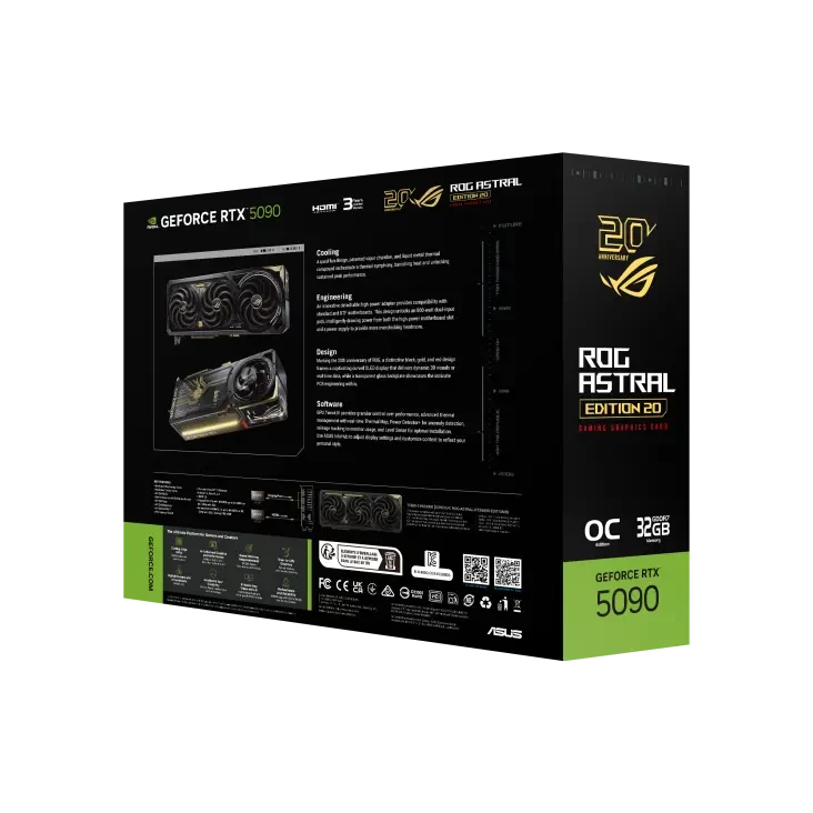 ASUS ROG Astral GeForce RTX 5090 32GB GDDR7 Graphics Card