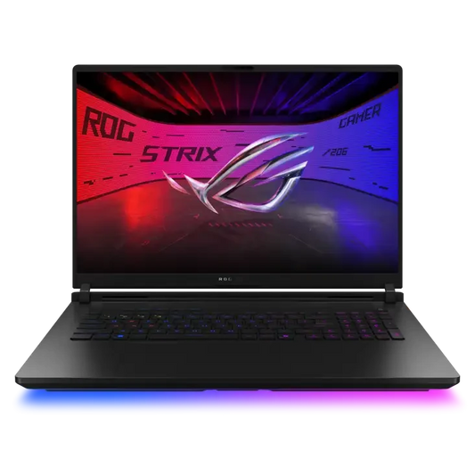 ASUS ROG Strix SCAR 18 G835LWG-TQ343WS, Intel Core Ultra 9 290HX, 64GB RAM, 2TB SSD, Mini LED 18 inch 4K Resolution, RTX 5080 Gaming Laptop, Windows 11 Home, Office Home 2024, 1 Year Warranty
