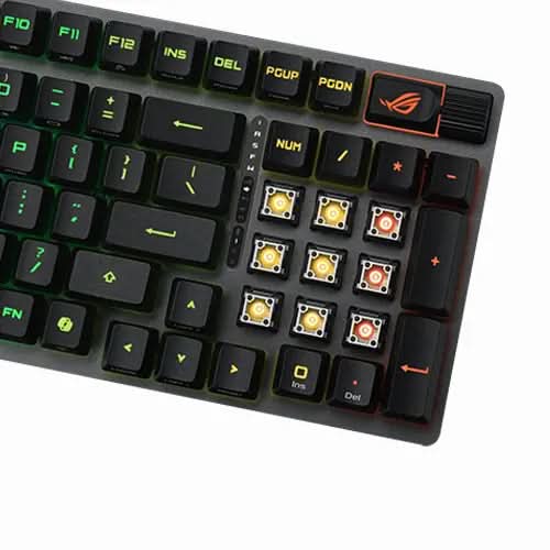 ASUS ROG Strix Scope II 96 RX Wireless Gaming Keyboard, Black