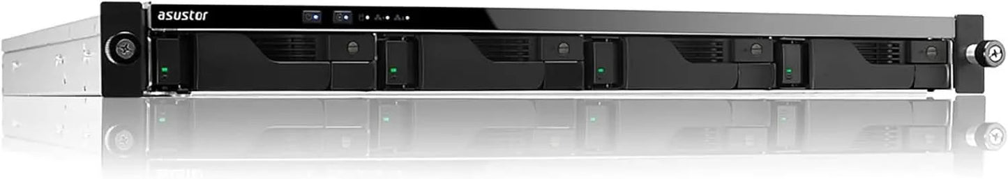 ASUSTOR AS6504RD 4-Bay NAS | 2.5GbE, 8GB DDR4, Energy-Efficient Rackmount Storage Server