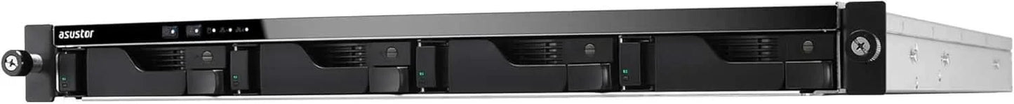 ASUSTOR AS6504RD 4-Bay NAS | 2.5GbE, 8GB DDR4, Energy-Efficient Rackmount Storage Server