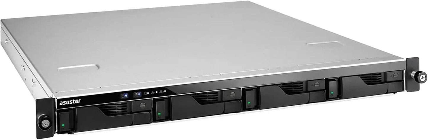 ASUSTOR AS6504RD 4-Bay NAS | 2.5GbE, 8GB DDR4, Energy-Efficient Rackmount Storage Server