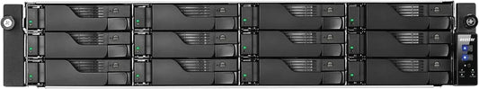 ASUSTOR AS6512RD 12-Bay NAS | 2.5GbE, 8GB DDR4, Energy-Efficient Rackmount Storage Server