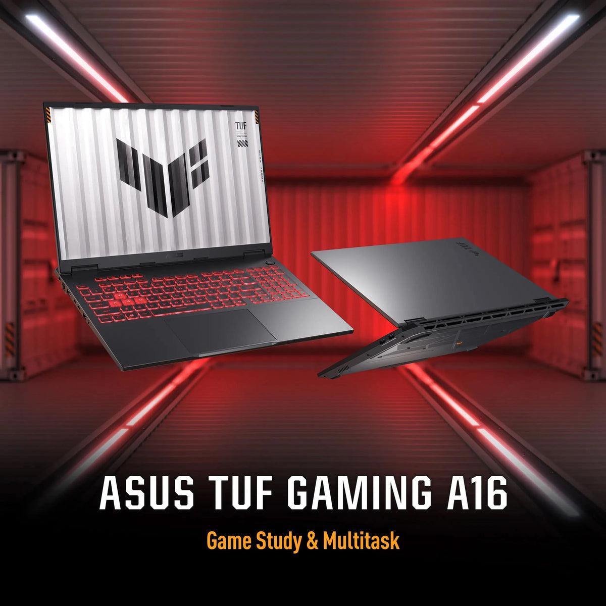 ASUS TUF Gaming A16 FA608UHI-TU238WS, AMD Ryzen 7 260, RTX 5050 GPU, 16GB, 512GB, 16 inch FHD+, Windows 11 Home, Office Home 2024, M365 Basic-1 Year Validity, Gaming Laptop