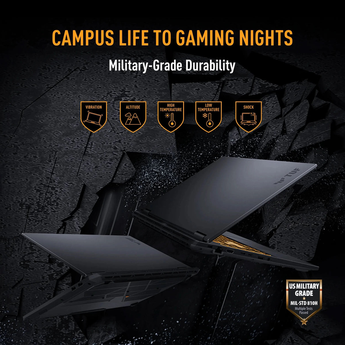 ASUS TUF Gaming F16 FX608JPR-QT073WS, Intel Core i7 14650HX, RTX 5070 GPU, 16GB RAM, 1TB SSD, 16 inch 2.5K Resolution, Windows 11 Home, Office Home 2024, M365 Basic-1 Year Validity, Gaming Laptop
