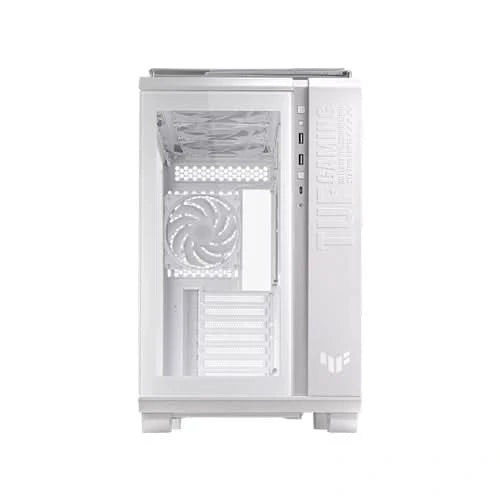ASUS TUF Gaming GT502 PLUS TG ARGB Mid Tower Gaming Cabinet, White