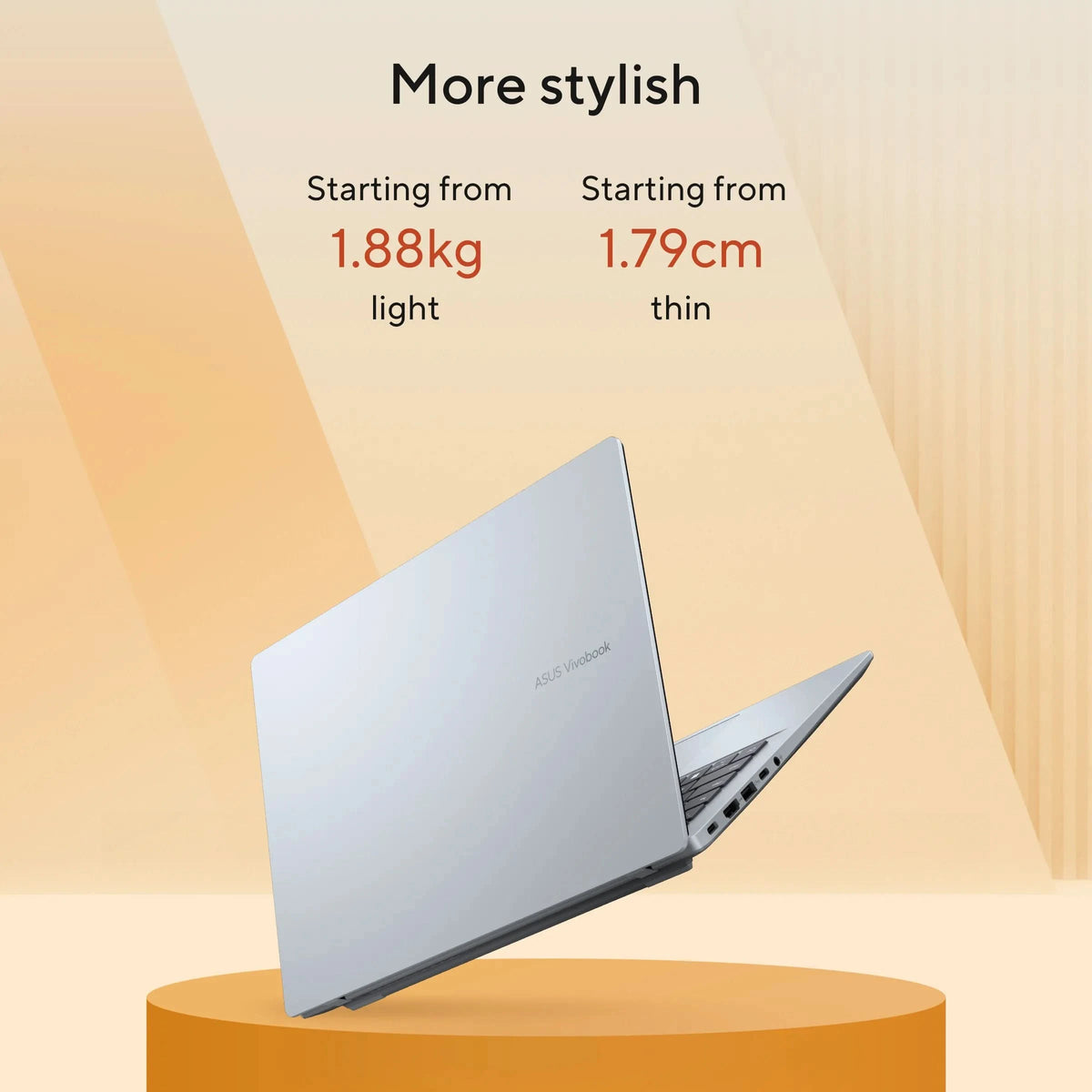 ASUS Vivobook 16 M1607GA-MB029WS, AMD Ryzen AI 7 445 Processor, 16GB RAM, 512GB SSD, AMD Radeon Graphics, 16 inchFHD+, Windows 11 Home, Office Home 2024, M365 Basic, 1 Year Validity, AI Laptop